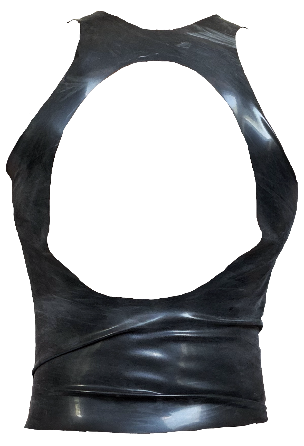 Latex tank, back view